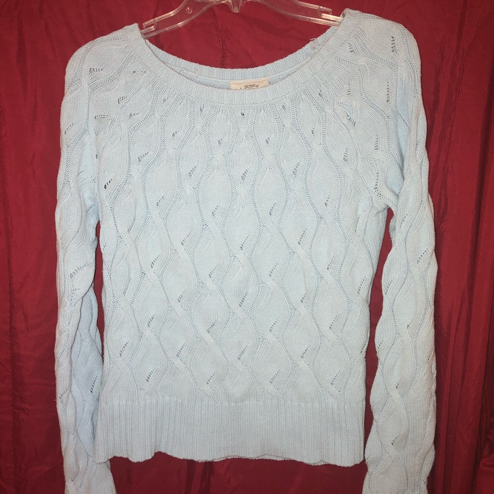 Baby Blue Knit Sweater